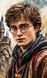 Алмазна мозаїка (вишивка) Гаррі Поттер. Портрет, 30х50см, повна викладка, квадратні камені, на підрамнику AS 305067П фото 1