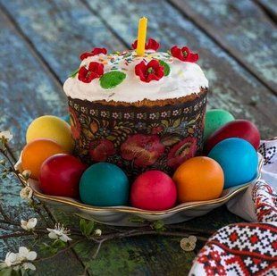 Алмазная мозаика (вышивка) Пасочка, 20х20см, полная выкладка, квадратные камни, без подрамника AS2250 фото