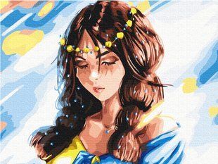 Алмазна мозаїка (вишивка) Бажання миру, 30х40см, повна викладка, квадратні камені, без підрамника AS35137 фото