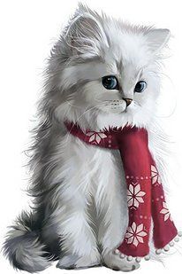 Алмазная мозаика (вышивка) Пушистый котик, 20х30 см, полная выкладка, квадратные камни, без подрамника AS2344 фото