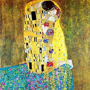 Алмазная мозаика Поцелуй. Климт, 50х50см, полная выкладка, квадратные камни, без подрамника. AS5505 фото