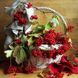 Алмазна мозаїка (вишивка) Калина у кошику, 40х40см, повна викладка, квадратні камені, на підрамнику AS4429п фото 1