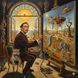 Алмазна мозаїка (вишивка) Далі, 90&times;90 см, повна викладка, квадратні камені, на підрамнику AS9090-02П фото 1