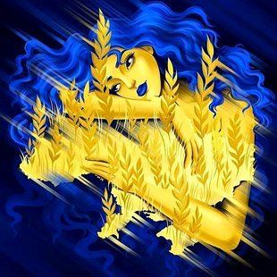 Алмазна мозаїка (вишивка) Моя Україна, 50х50см, повна викладка, квадратні камені без підрамника. AS5527 фото